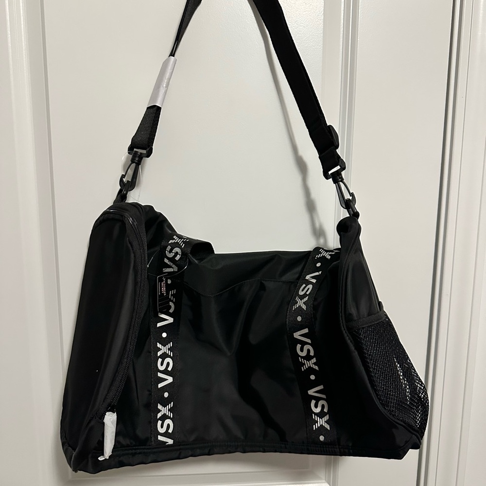 BRAND NEW Victoria's Secret VSX Black Gym Bag with Tag